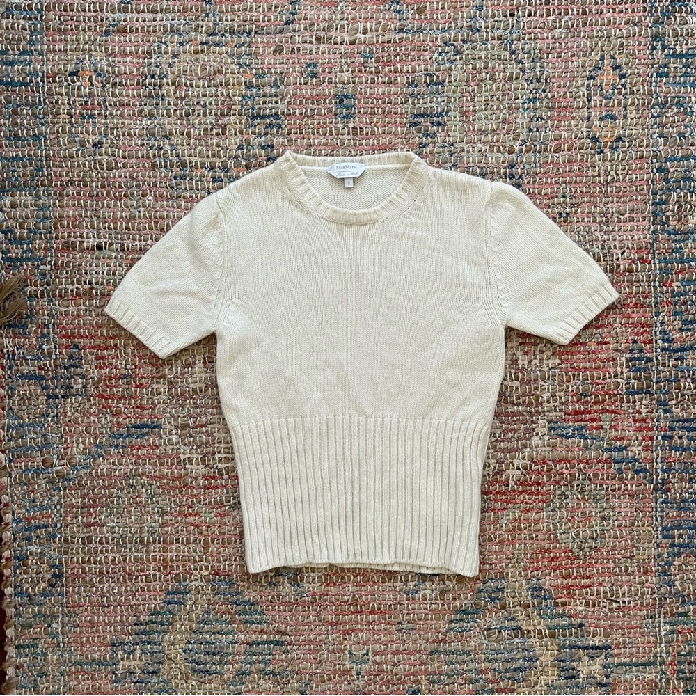 Max Mara • Vintage Short Sleeve Sweater
